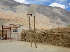 28 Basketball Net In School Courtyard In Yilik Village On The Way To K2 China Trek